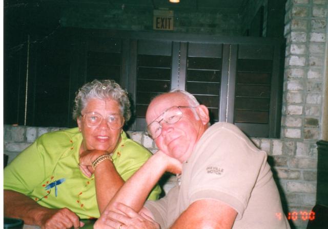 Barbara Troy Lewis and Frank Lewis enjoying florida 